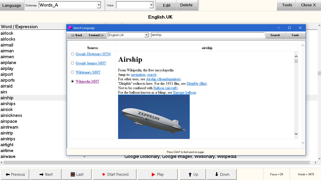 Simarion Language Editor